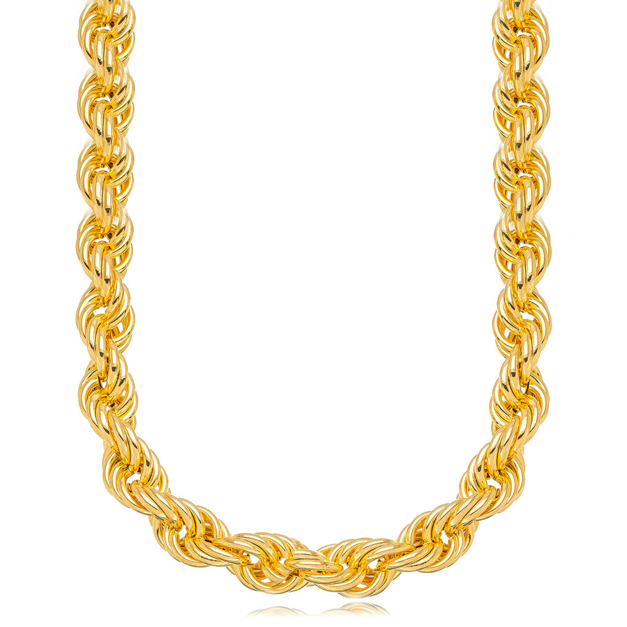 Collar choker trenzada 1,2 cm