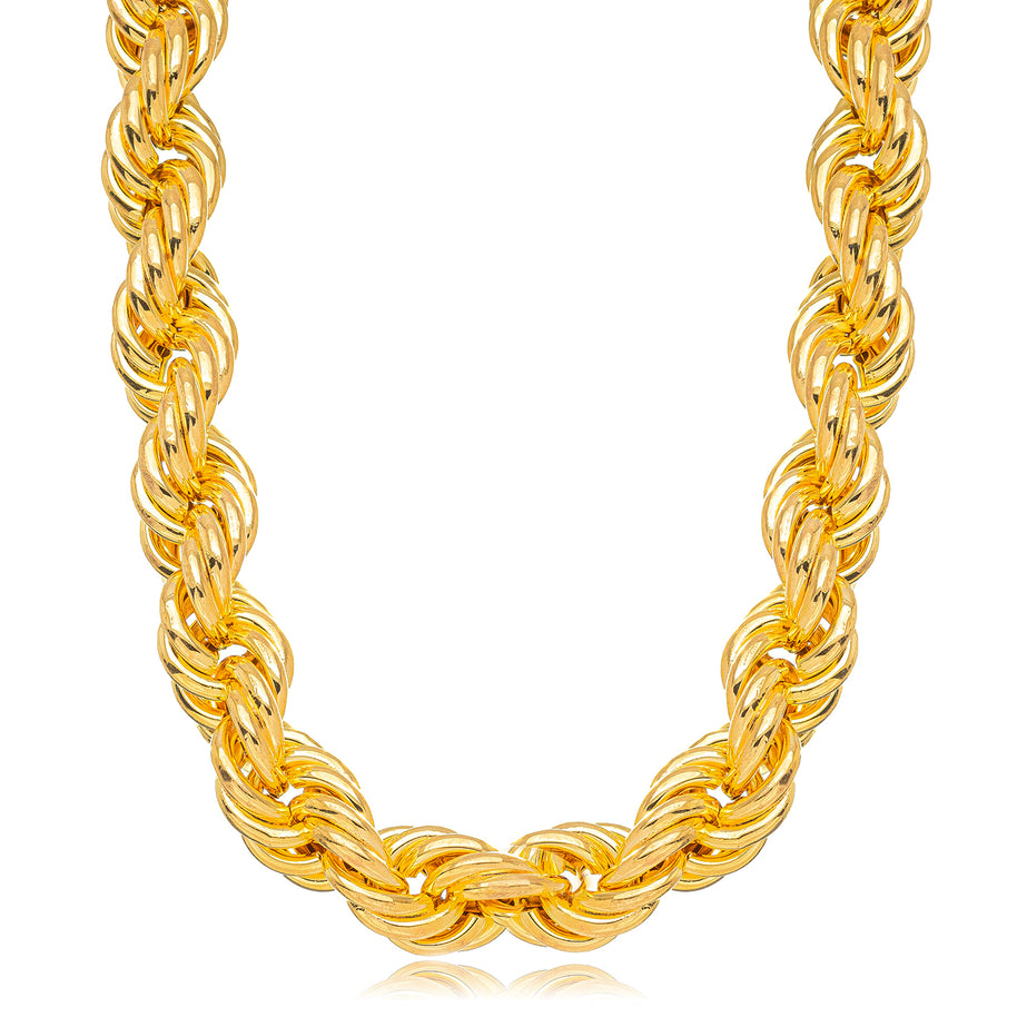 Collar choker trenzada 1,8 cm