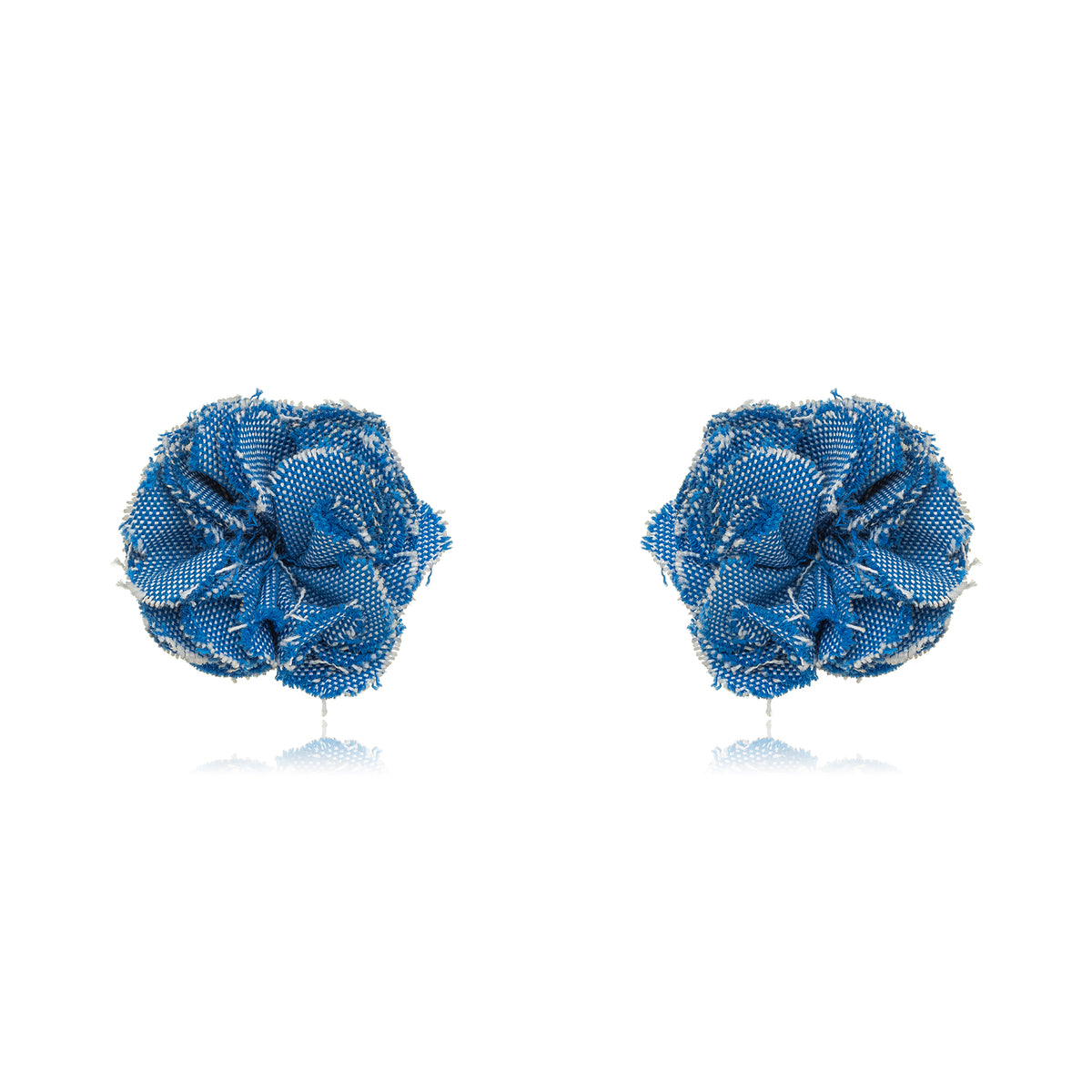 Aro flor tejido jeans