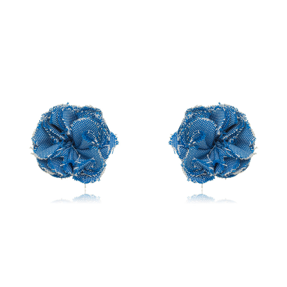 Aro flor tejido jeans
