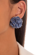Aro flor tejido jeans
