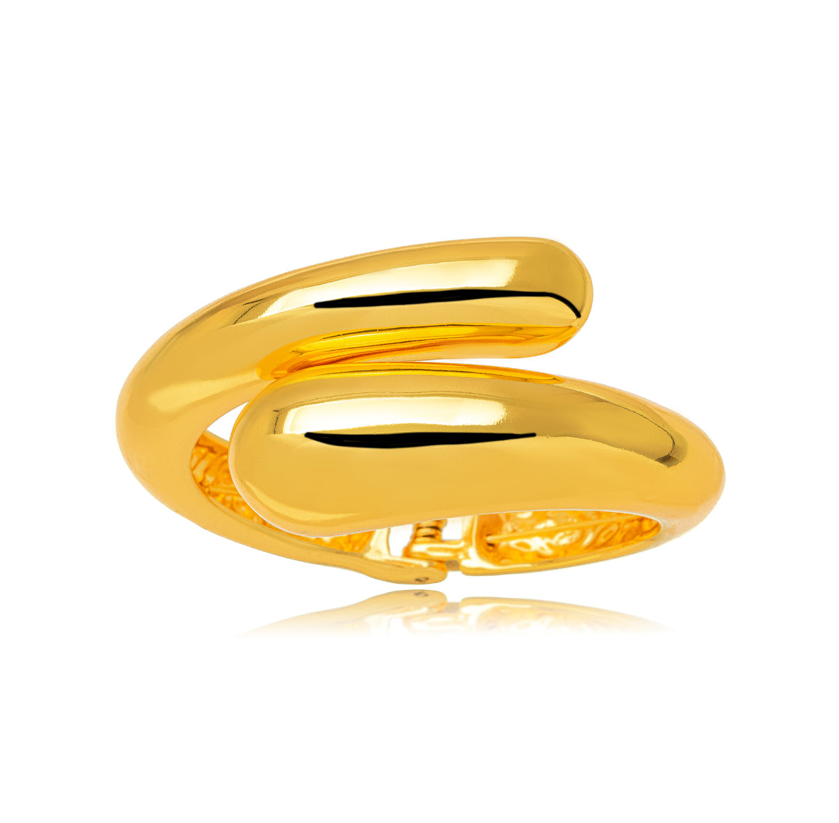 Brazalete liso dorado