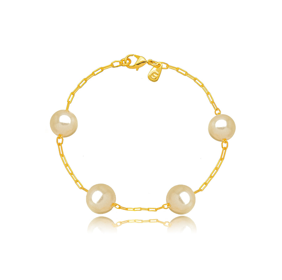 Pulsera perla grande