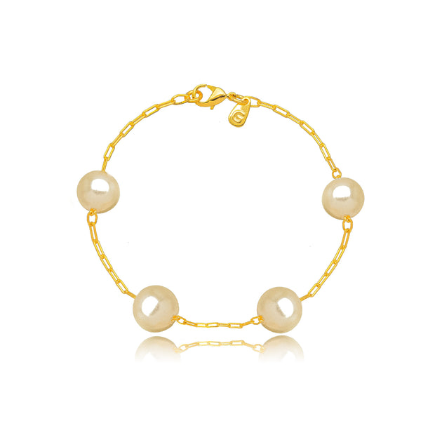 Pulsera perla grande