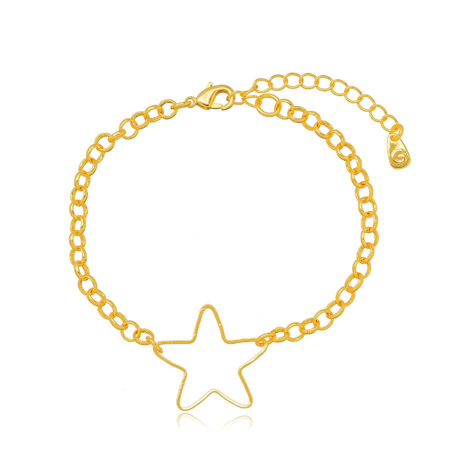 Pulsera estrella lisa