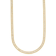 Collar choker cristales baguete