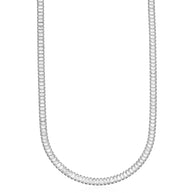 Collar choker cristales baguete rodio