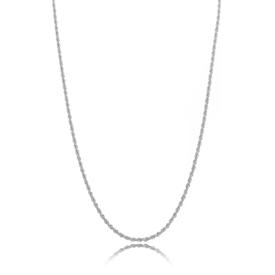 Collar delgado trenzado