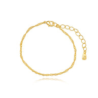 Pulsera trío oro