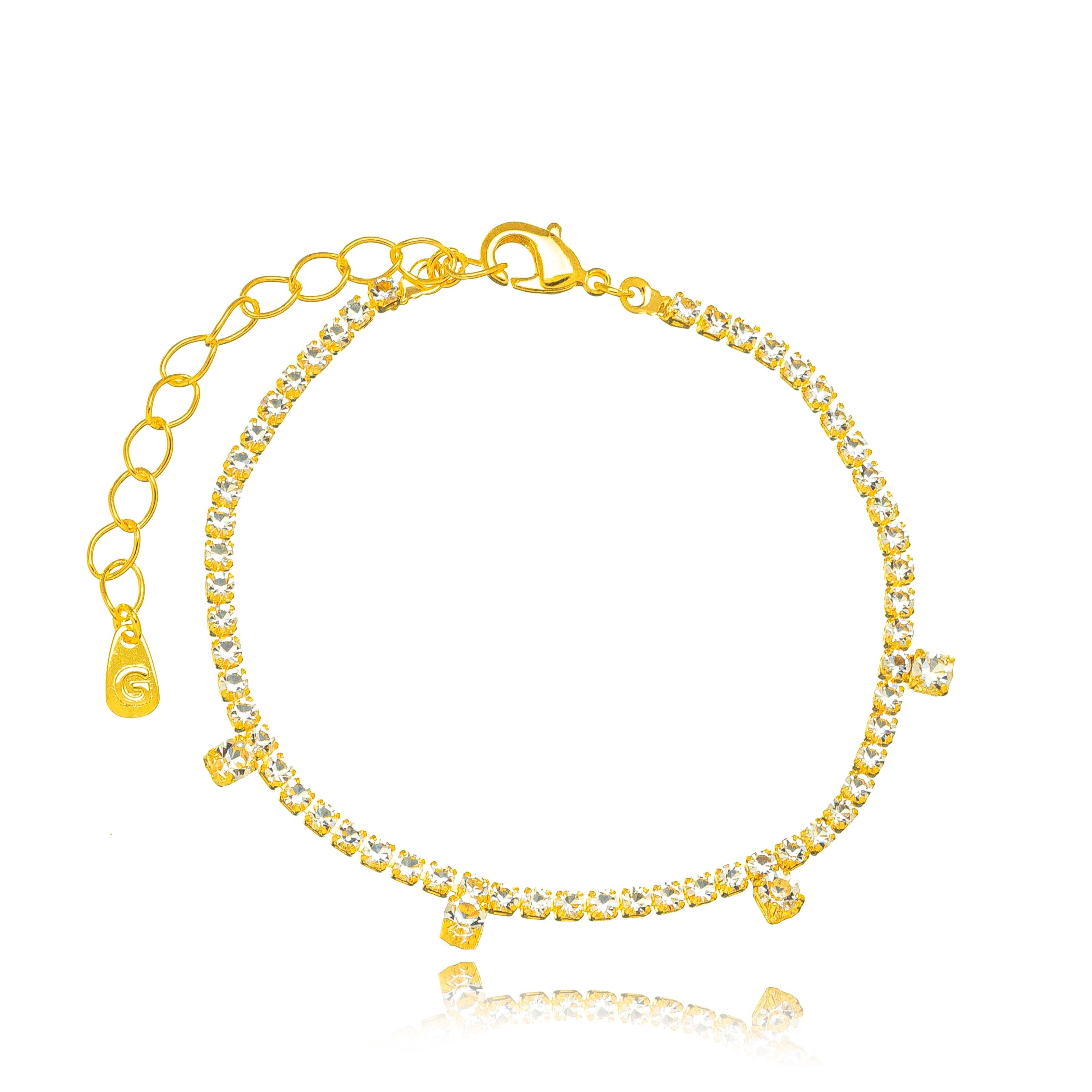 Pulsera trío oro