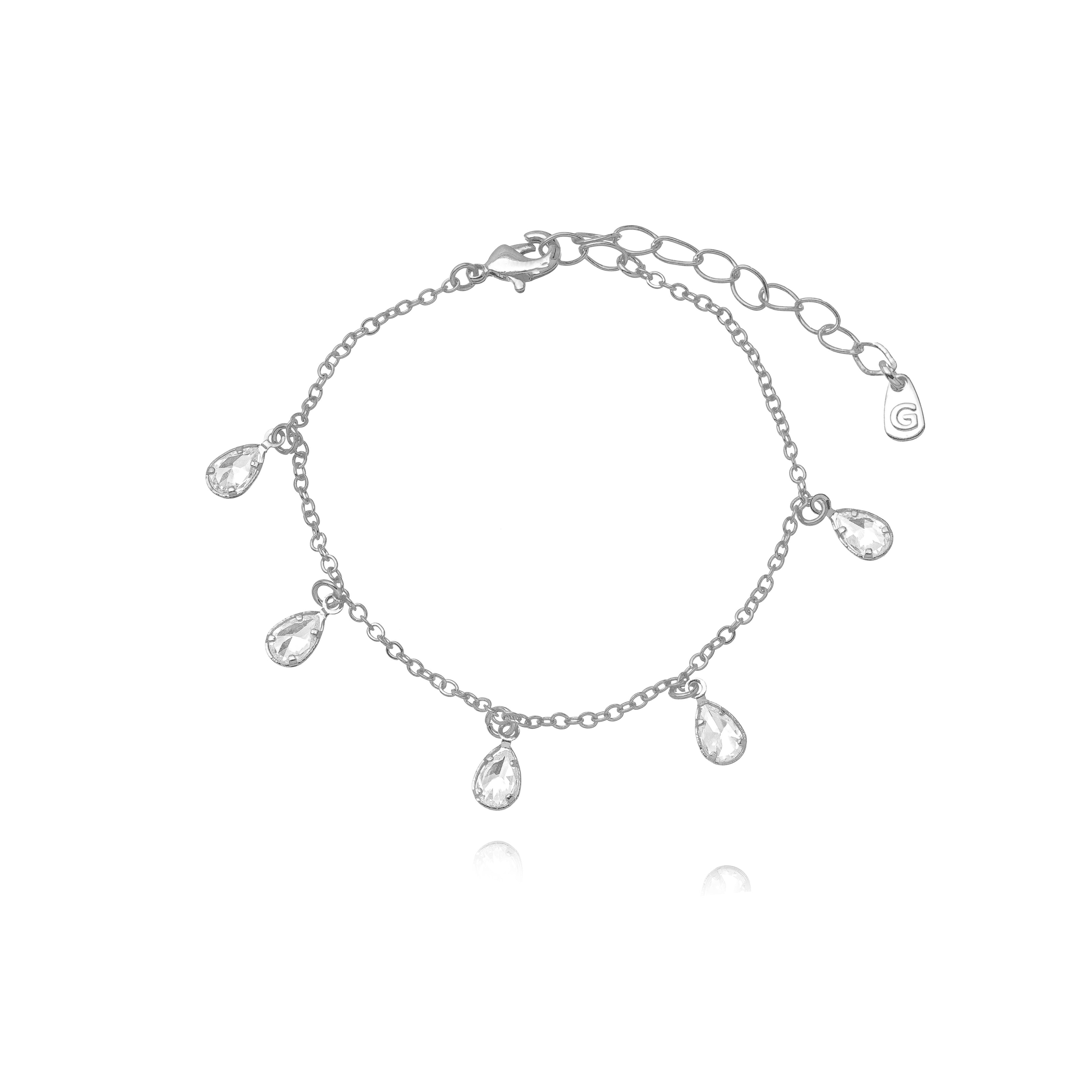 Pulsera trío mix rodio