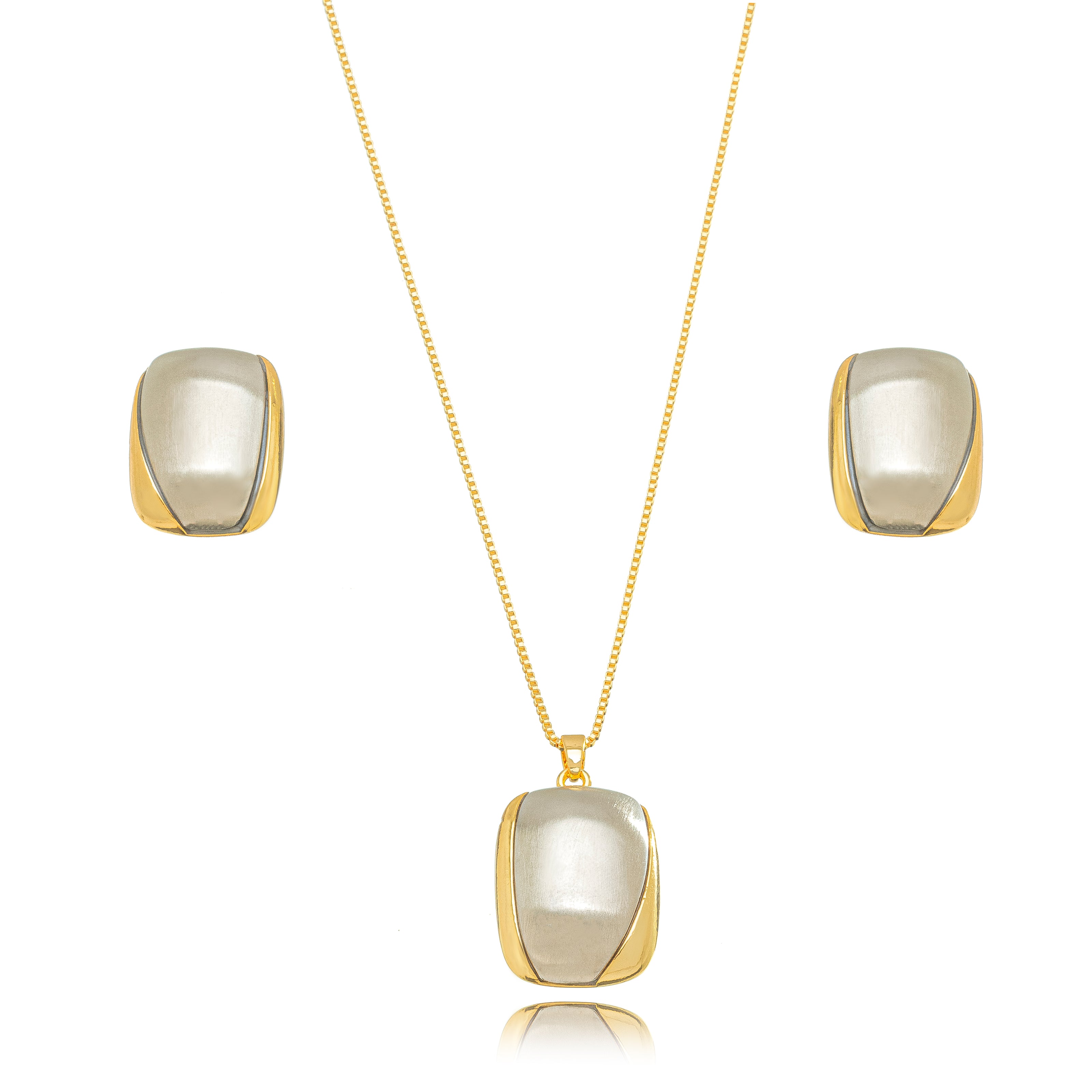 Conjunto bicolor liso