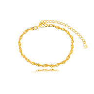 Pulsera singapura oro