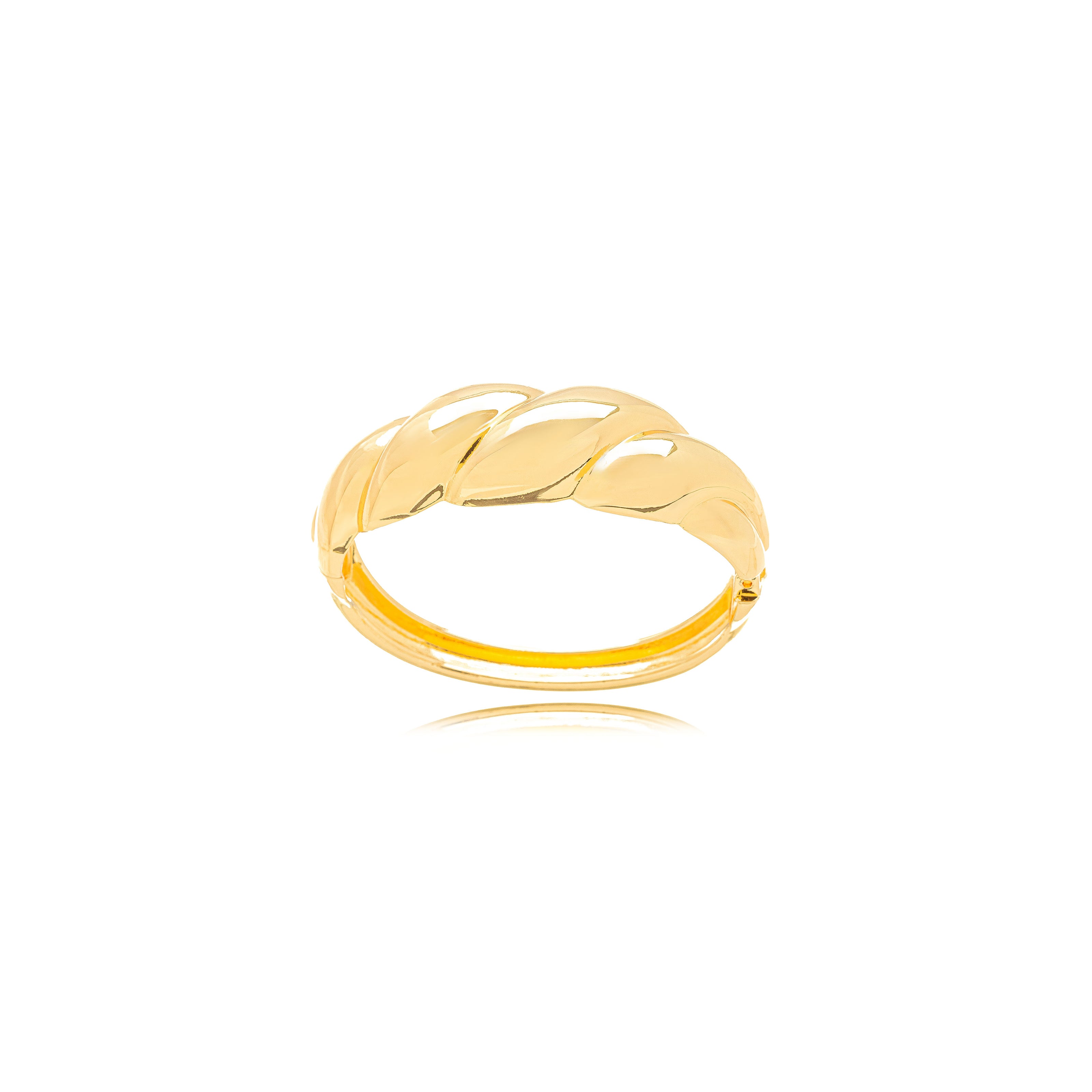 Brazalete trenzado oro