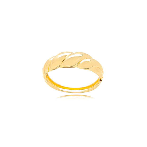 Brazalete trenzado oro