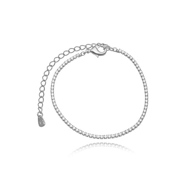 Pulsera riviera rodio