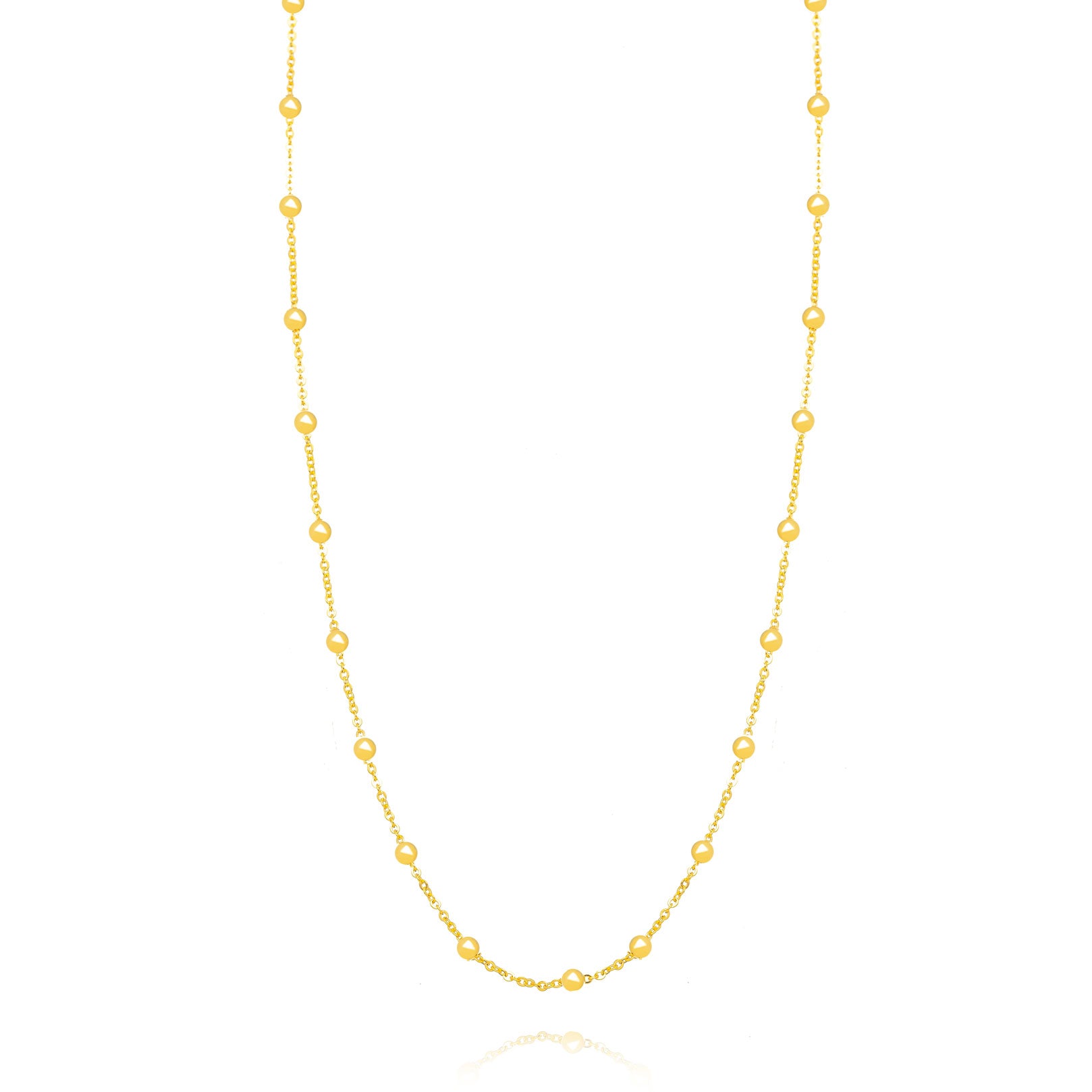 Collar choker pelotitas lisas