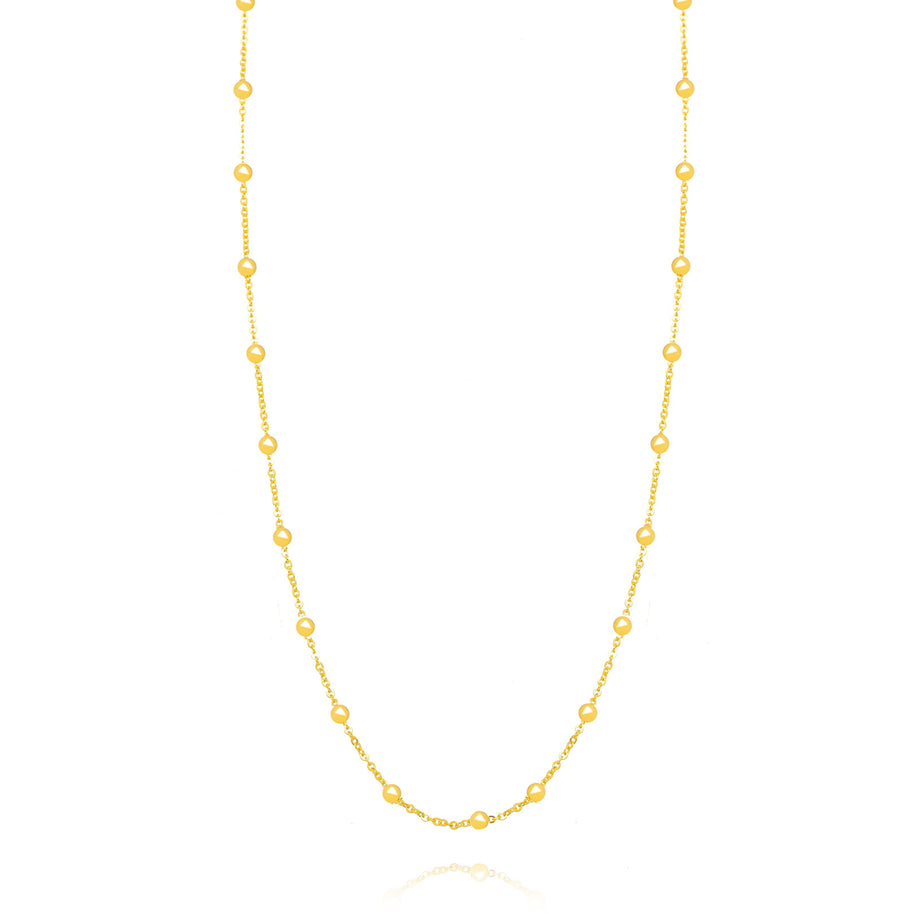 Collar choker pelotitas lisas