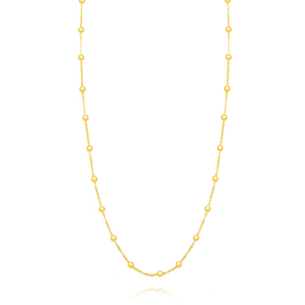 Collar choker pelotitas lisas