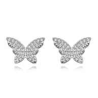 Aro mariposa rodio