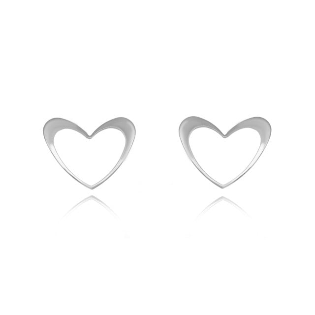 Aro corazón liso