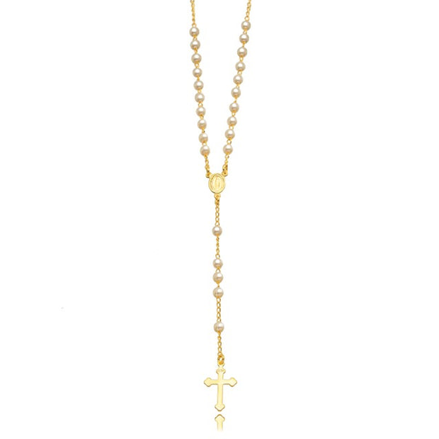 Collar rosario perla
