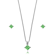Conjunto cuadrado rodio