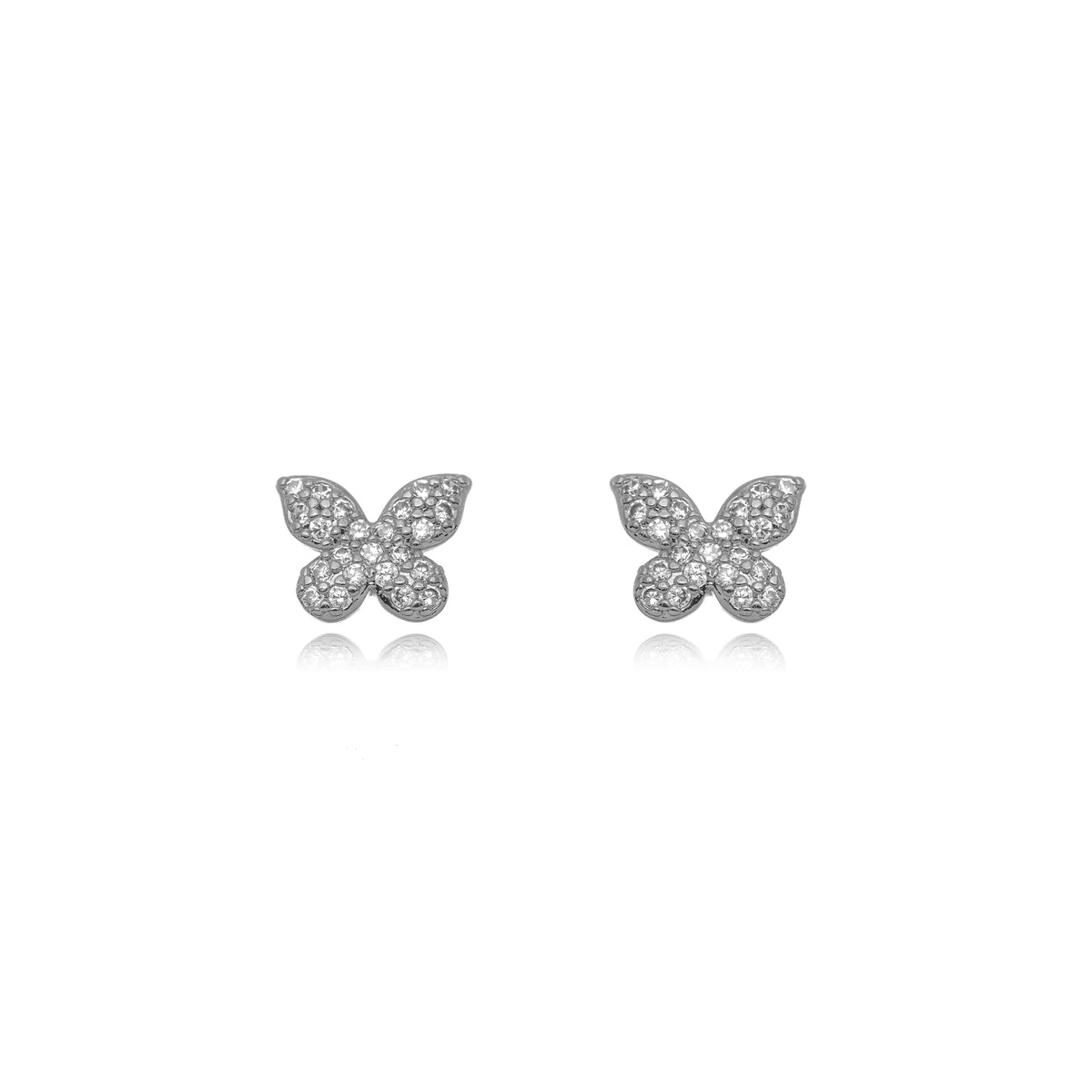Aro mariposa rodio