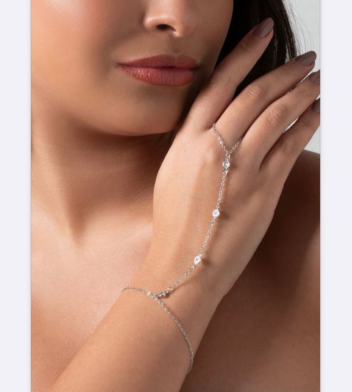 Pulsera mano cristal