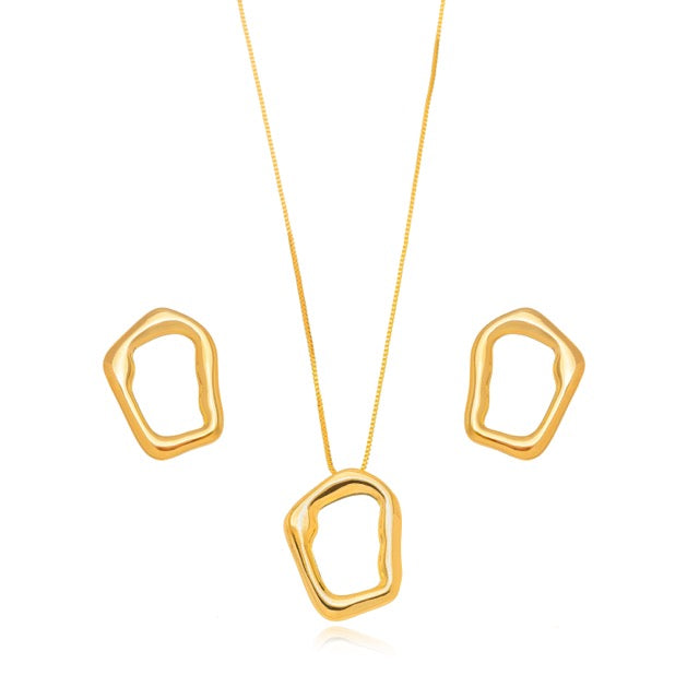Conjunto vazado liso