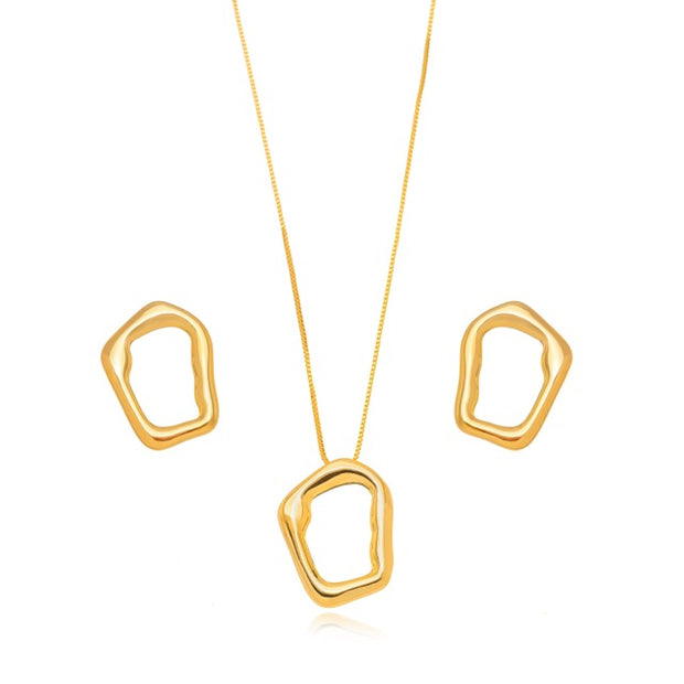 Conjunto vazado liso