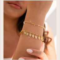 Pulsera medallas religiosas