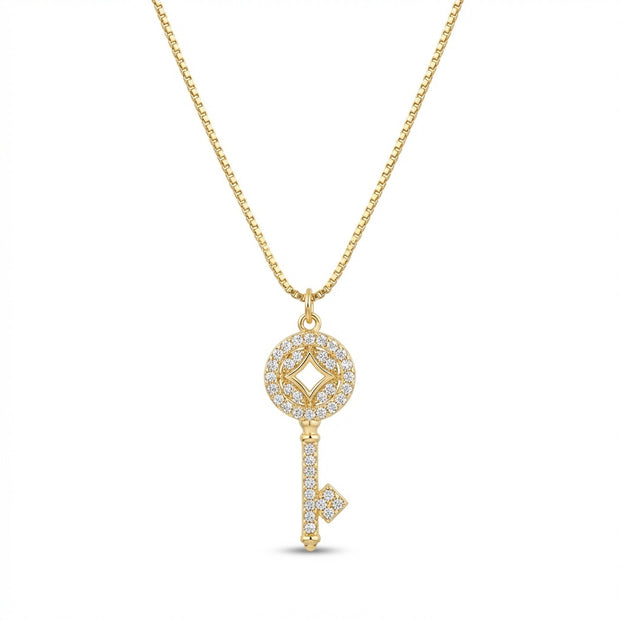 Collar llave zirconia