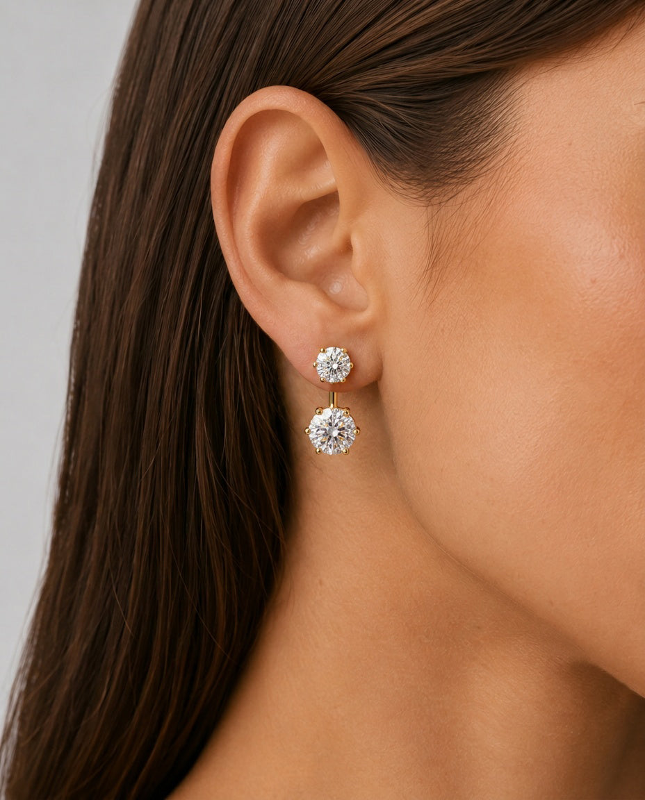 Aro ear jacket punto de luz