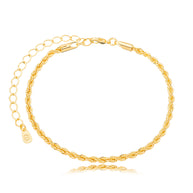 Pulsera trenzada oro