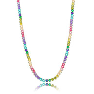 Collar riviera rodio