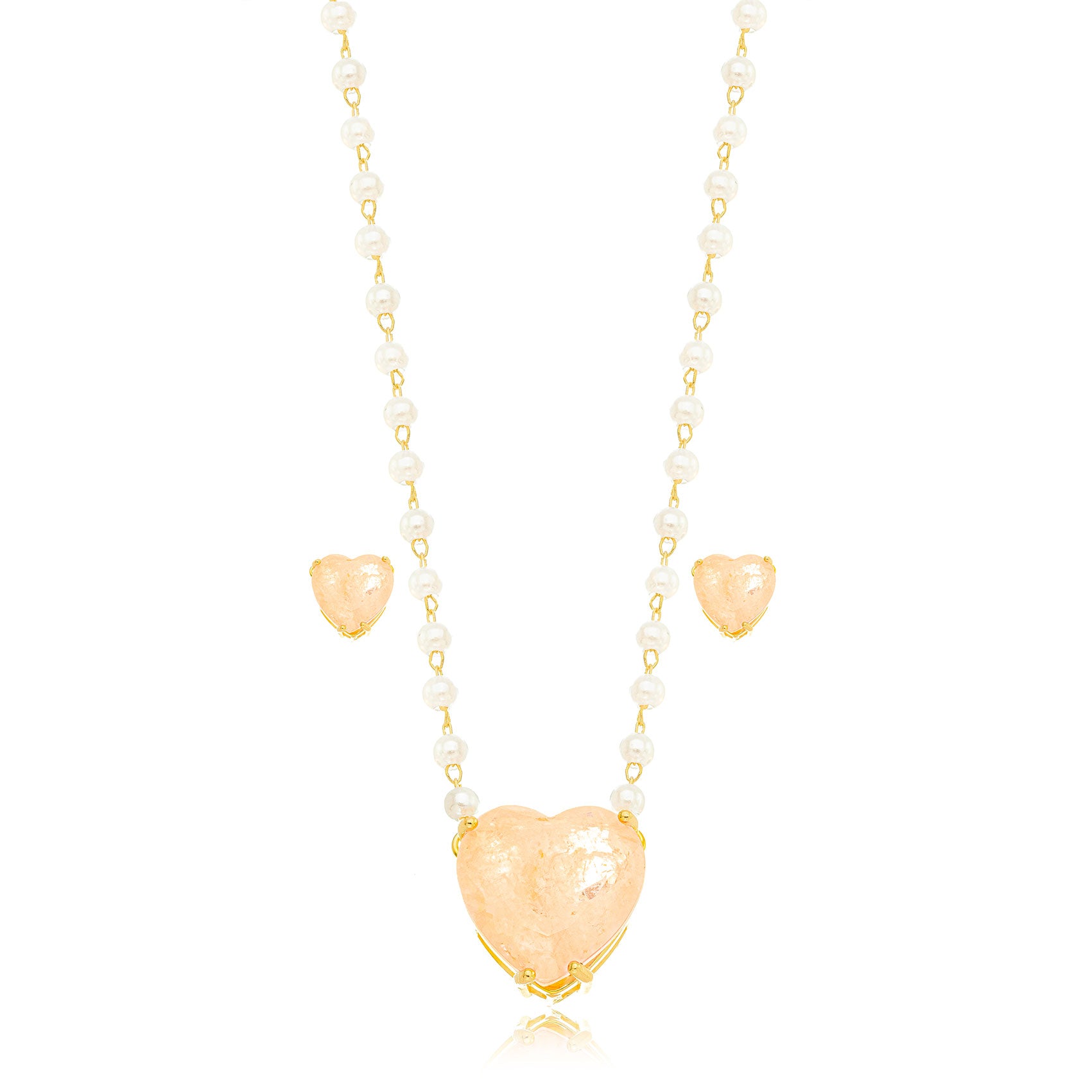 Conjunto perla morganita