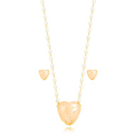 Conjunto perla morganita