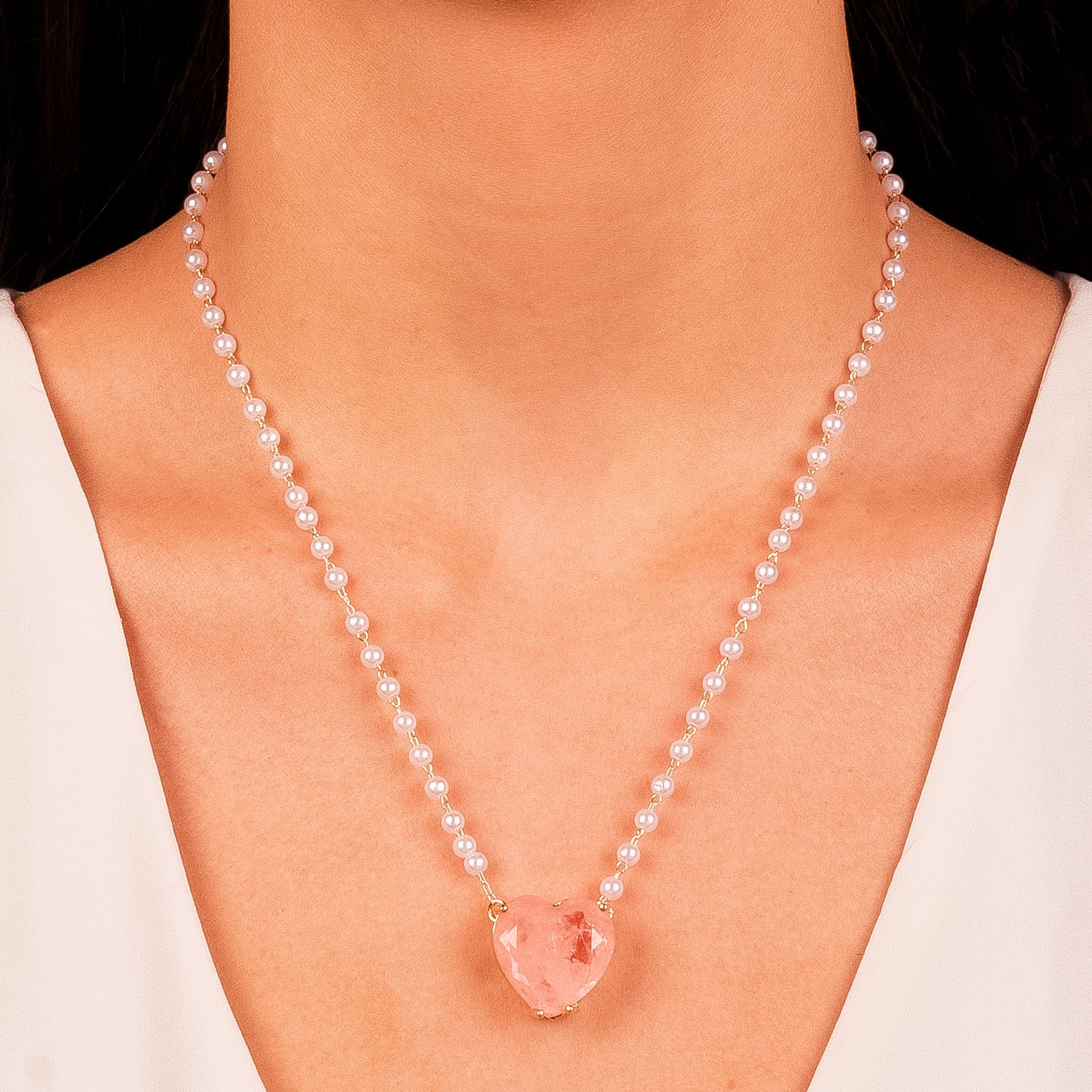 Conjunto perla morganita
