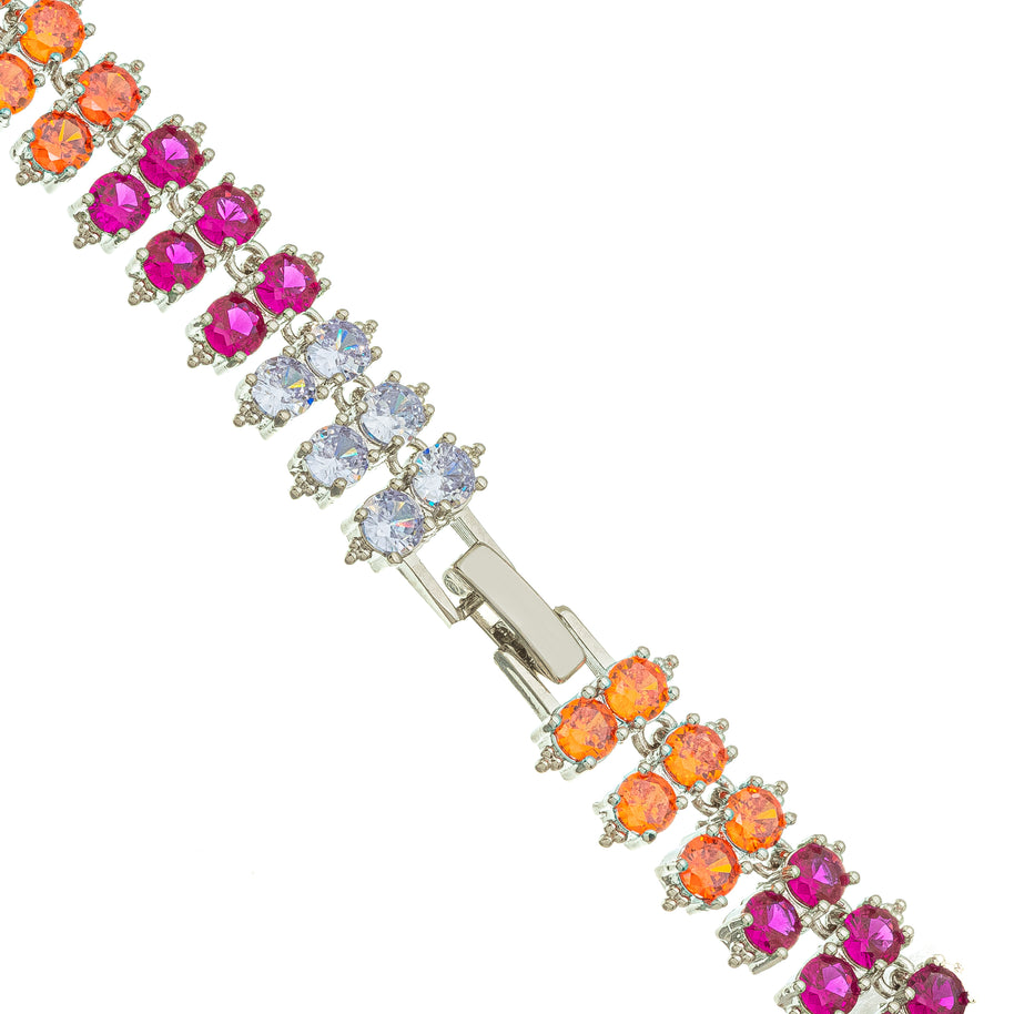 Collar choker colores rodio