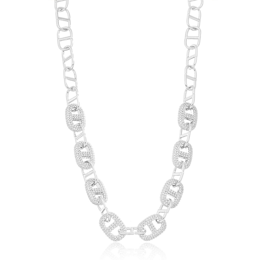 Collar lacre rodio