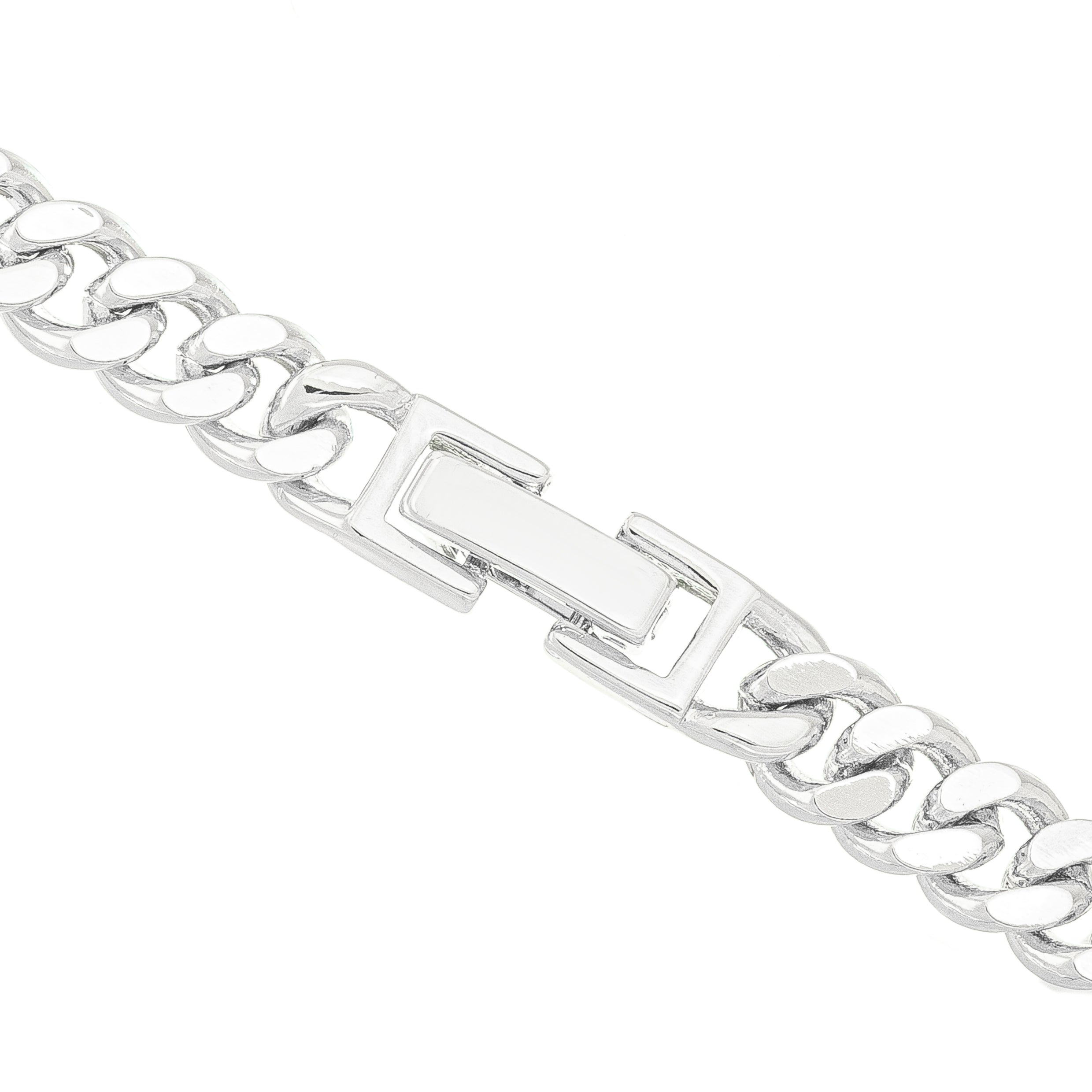 Collar grumet amatista rodio
