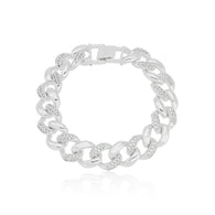 Pulsera eslabones rodio