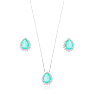 Conjunto gota turmalina