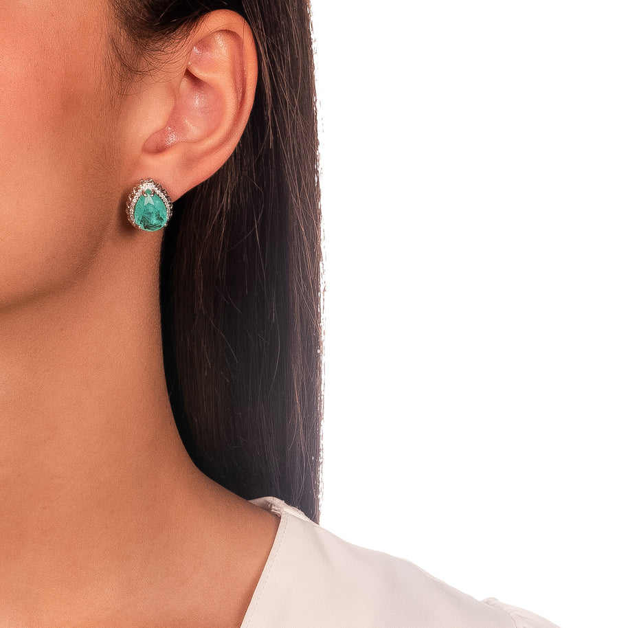 Conjunto gota turmalina