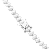 Collar choker cristales colores rodio