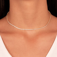 Collar riviera delgada