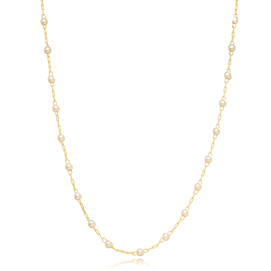 Collar perla liso