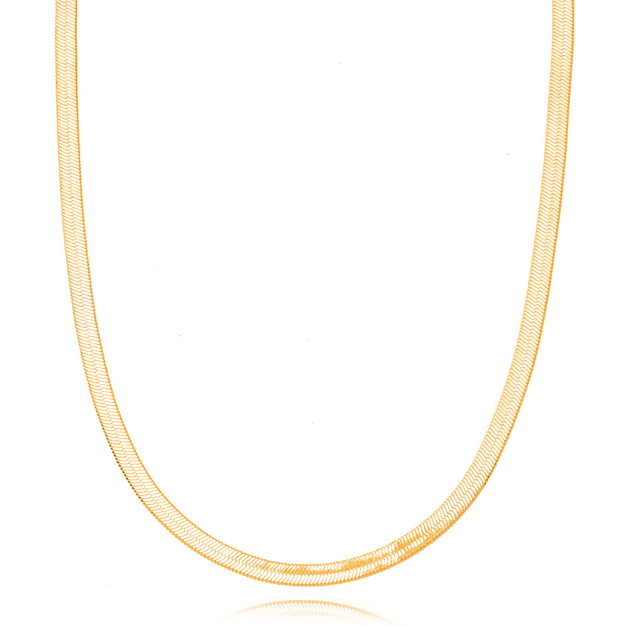 Collar choker malla lisa